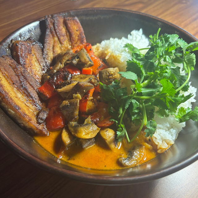 Panang Curry Rice Bowl.