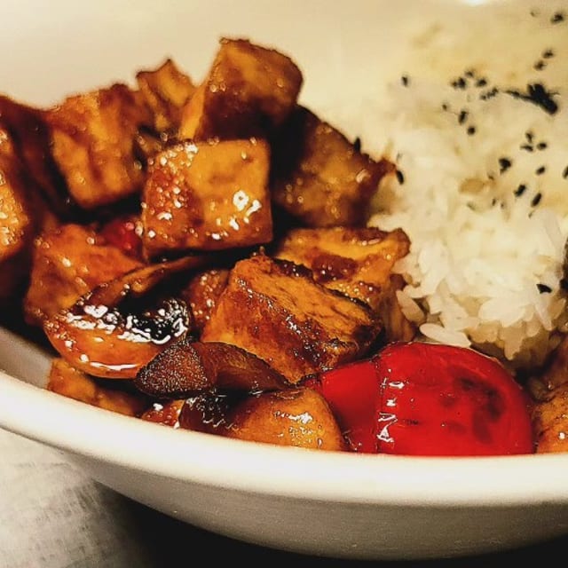 Tofu Teriyaki Bowl.