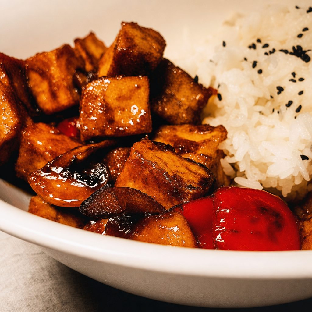 Tofu Teriyaki Bowl.