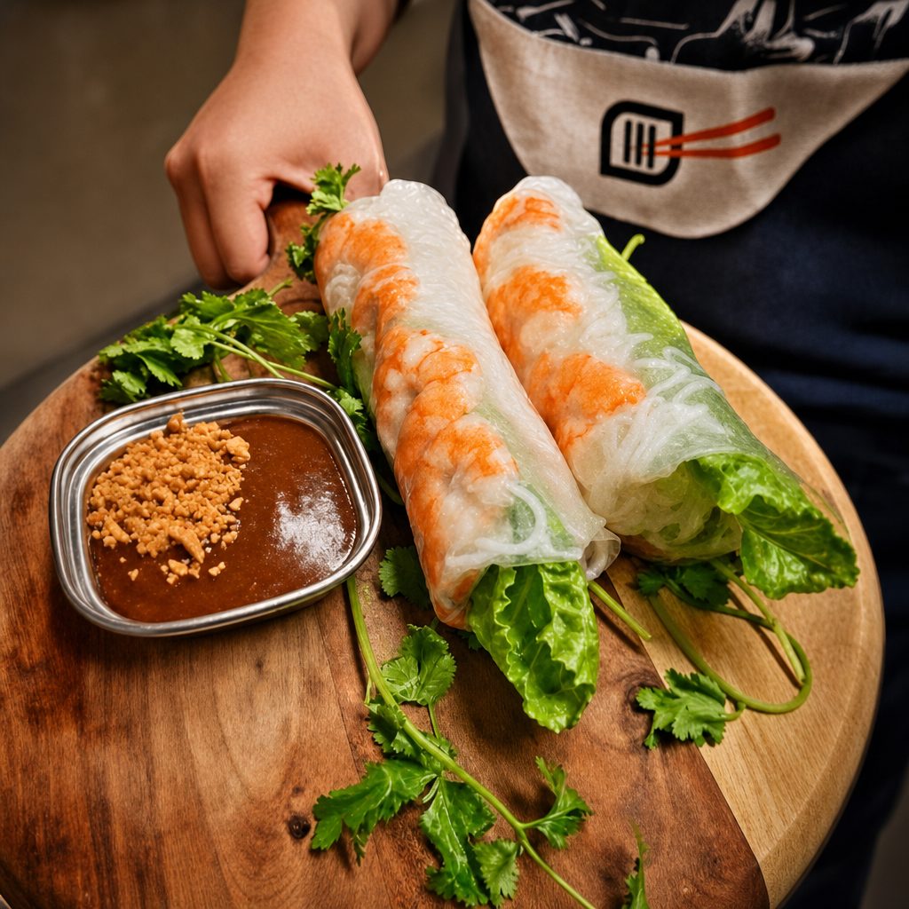 Shrimp Spring Rolls.